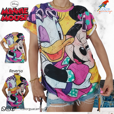 Blusa Minnie y Daisy con jaretas ajustables