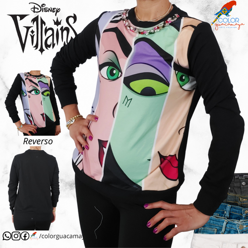 Sudadera Villanas Ojos