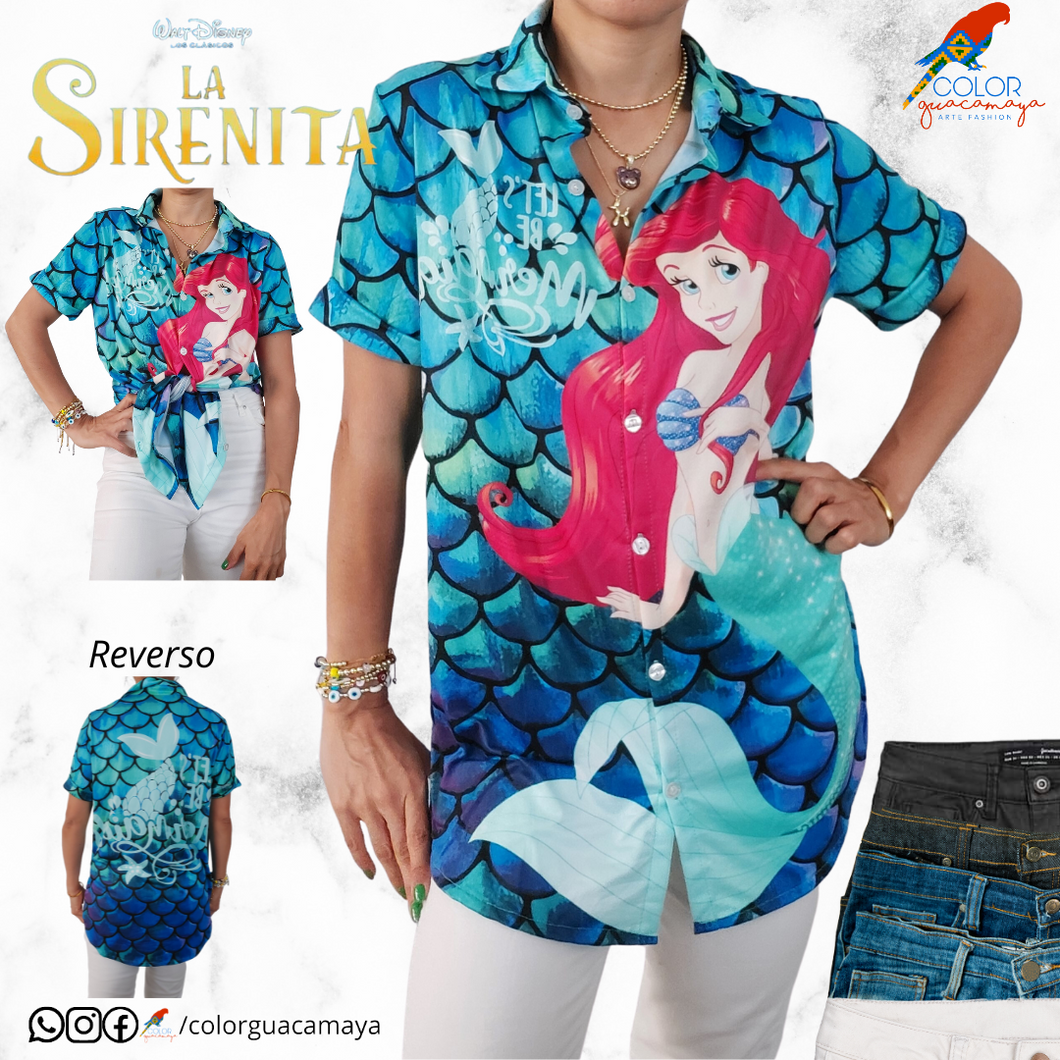 Blusas de top la sirenita