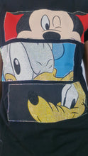 Cargar imagen en el visor de la galería, Blusa Mickey Donald Pluto Negra T/Ch
