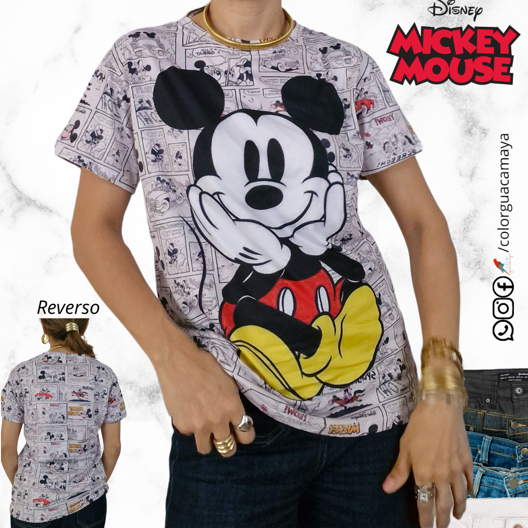 Playeras de mickey mouse para hombre on sale
