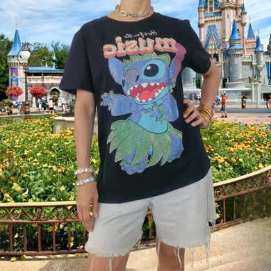 Blusa Stitch negra