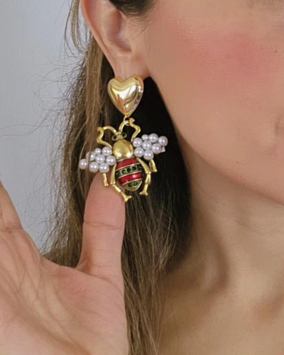Aretes abeja