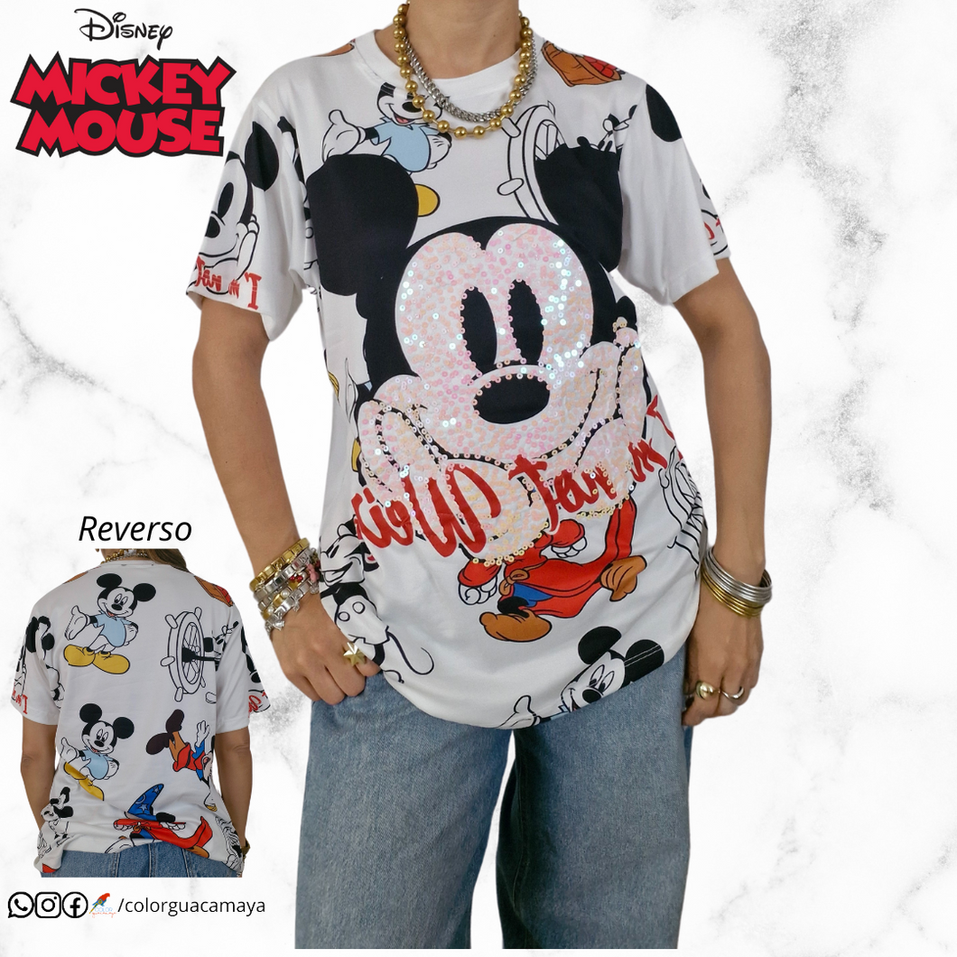 Blusa Camiseta Mickey carita