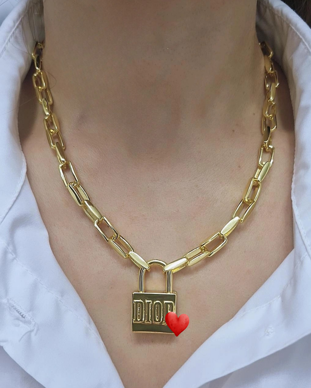 Collar candado cd