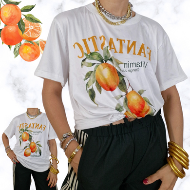 Blusa 🍊 naranjas unitalla