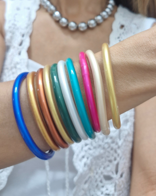 Pulseras tibetanas set c/10