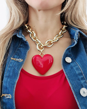 Cargar imagen en el visor de la galería, Collar Corazón doble vista
