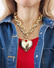 Cargar imagen en el visor de la galería, Collar Corazón doble vista