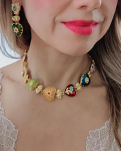 Cargar imagen en el visor de la galería, Collar barroco corazones