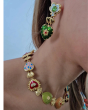 Cargar imagen en el visor de la galería, Collar barroco corazones