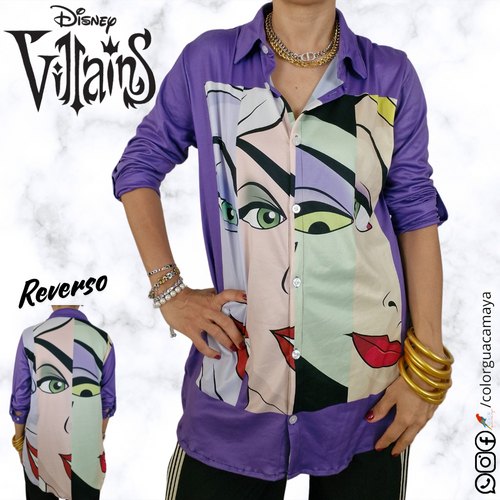 Blusa 4 Villanas Disney