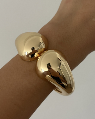 Brazalete chunky dorado