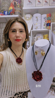 Collar flor