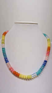 Collar cuarzos colores