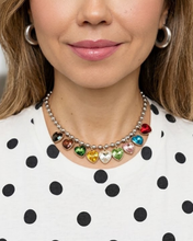 Cargar imagen en el visor de la galería, Collar dijes 9 corazones