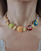 Cargar imagen en el visor de la galería, Collar barroco corazones