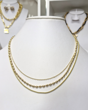 Cargar imagen en el visor de la galería, Collar 3 cadenas layering