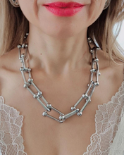 Cargar imagen en el visor de la galería, Collar Tiff Chunky plata