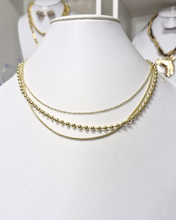 Cargar imagen en el visor de la galería, Collar 3 cadenas layering
