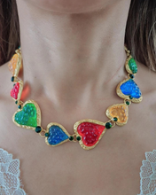 Cargar imagen en el visor de la galería, Collar corazones barrocos