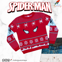 Cargar imagen en el visor de la galería, Sudadera Sueter navideño Spiderman Unisex