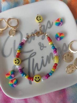 Pulsera arcoiris emoji