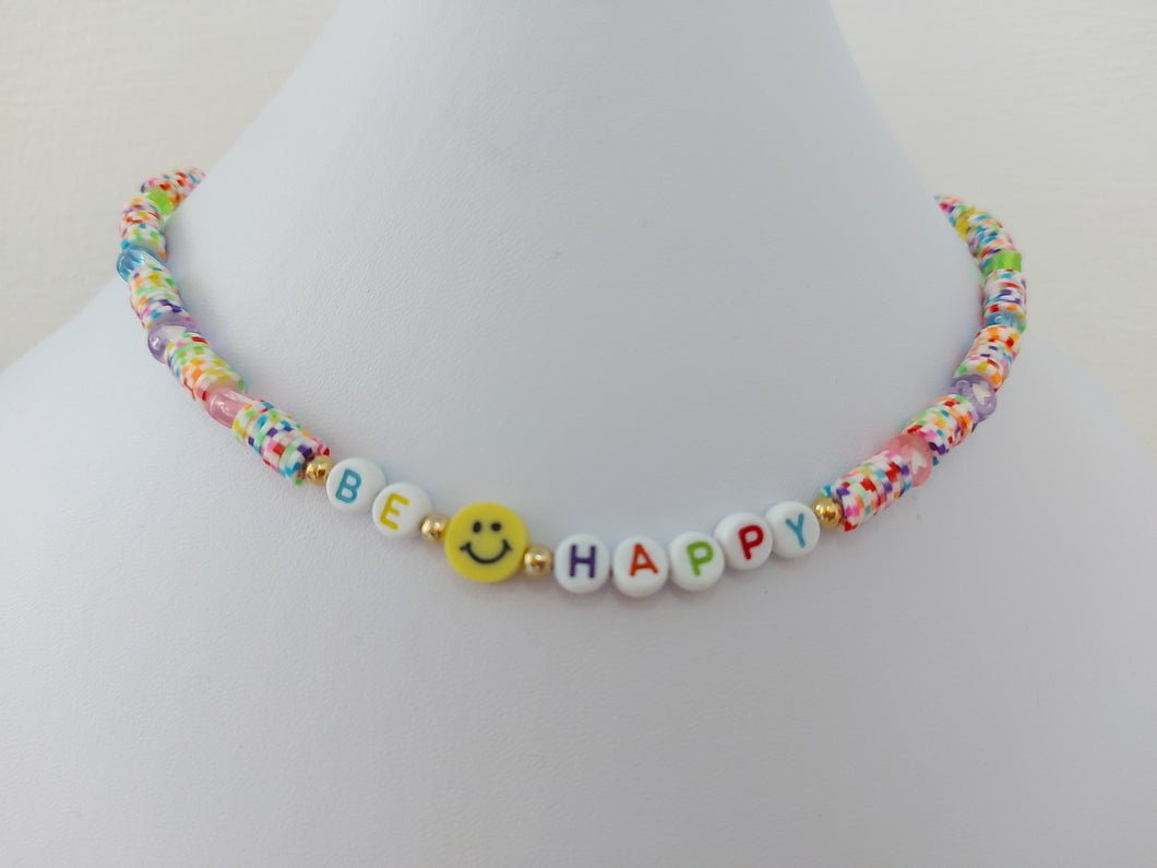 CHOKER Be Happy corazones