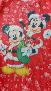 Sudadera Sueter navideño MICKEY Santa Claus rojo