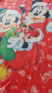 Sudadera Sueter navideño MICKEY Santa Claus rojo