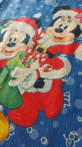 Sudadera Sueter navideño MICKEY Santa Claus Azul