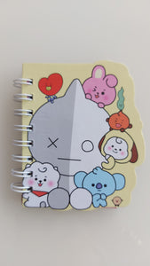 Libreta chica kawaii Amarilla