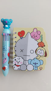 Libreta chica kawaii Amarilla