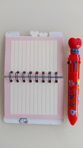 Libreta Kawaii rosa