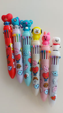 Pluma 12 colores kawaii