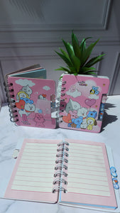 Libreta Kawaii rosa