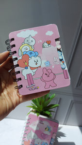 Libreta Kawaii rosa