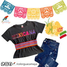 Cargar imagen en el visor de la galería, Mexicana Blusa camiseta frase