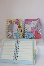 Cargar imagen en el visor de la galería, Libreta chica kawaii Amarilla