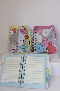 Libreta chica kawaii Amarilla