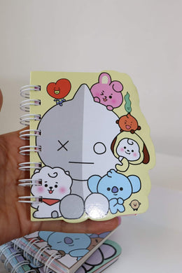 Libreta chica kawaii Amarilla