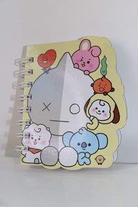 Libreta chica kawaii Amarilla