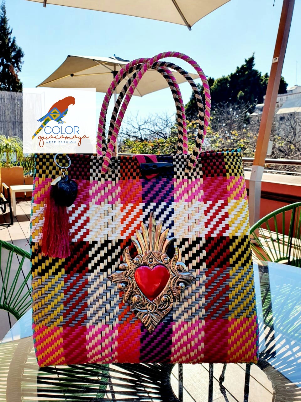 Bolsas Mexicanas Bolsas Tejidas De Plastico Mayoreo Bolsa