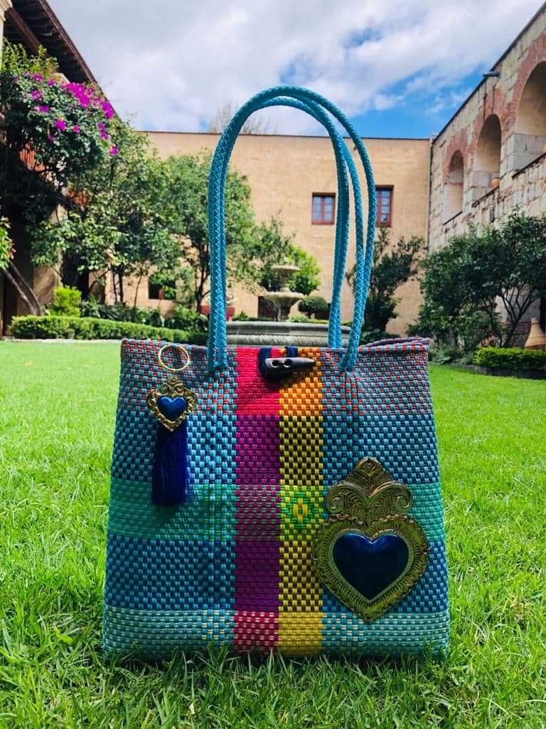 Artesanal Mexicana Moda Bolsas Artesanales De Plastico Bolsa